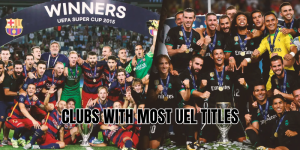 clubs with most uel titles